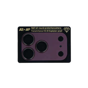 Hartowane szkło Aluminum Metal Camera Full Cover Lens na aparat do Iphone 18 Pro deep wine (wyspa+mesh)