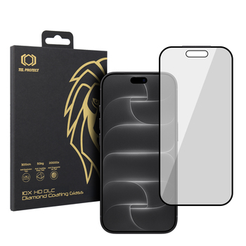 Hartowane szkło Tel Protect 10X Privacy DLC Diamond Coating do Iphone 18 Pro Max