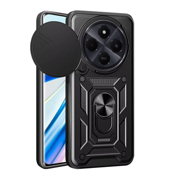 Slide Camera Armor Case do Xiaomi Redmi 17C/Redmi 14C Czarny