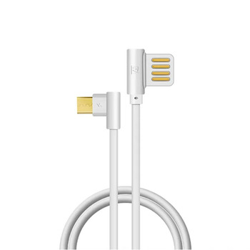 REMAX Kabel Axe RC-083m - USB na Micro USB - kątowy 1,8 metra Biały