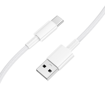 Borofone Kabel BX117 Source - USB na Type C - 1 metr biały