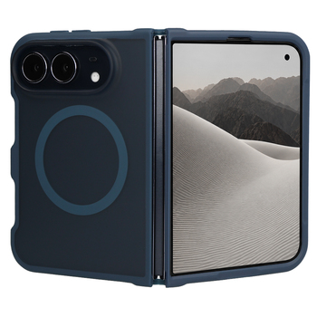 Liavec Cloudy Case do iPhone Duo with connected front and back frame granatowy