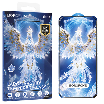 Borofone Hartowane szkło BF11 Armor Shield Full Screen HD do Iphone 15 Pro