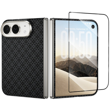 Benks Case Magnetic Armor Grid Air Grand Combo (C.K.FL.AP.BK.B079) for iPhone Duo black