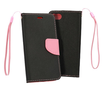 Kabura Telone Fancy do Iphone 12 Mini czarno-różowa