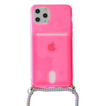 STRAP Fluo Case do Iphone 12/12 Pro Różowy