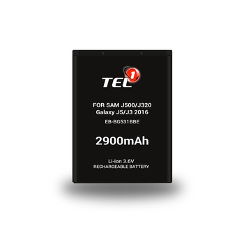 Bateria Tel1 do Samsung J500/J320 Galaxy J5/J3 2016 (EB-BG531BBE) 2900mAh Li-ion