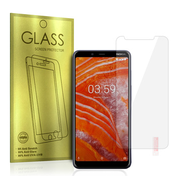 Tempered Glass Gold for NOKIA 3.1 PLUS