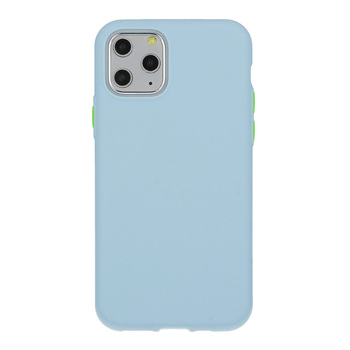 Solid Silicone Case do Samsung Galaxy S21 Plus niebieski