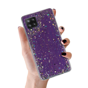Brilliant Clear Case do Samsung Galaxy A42 5G Fioletowy