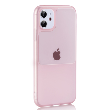 TEL PROTECT Window Case do Iphone 12 Pro Max Różowy
