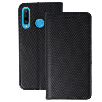 Kabura Smart Book MAGNET do HUAWEI P30 LITE CZARNA