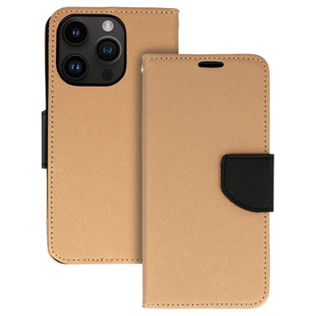 Kabura Fancy do Samsung Galaxy A22 5G złoto-czarna