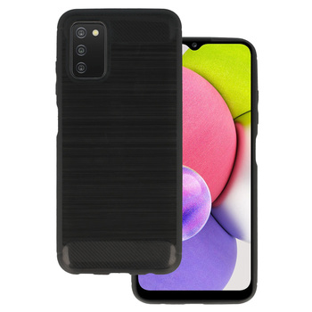 Back Case CARBON do SAMSUNG GALAXY A03S Czarny