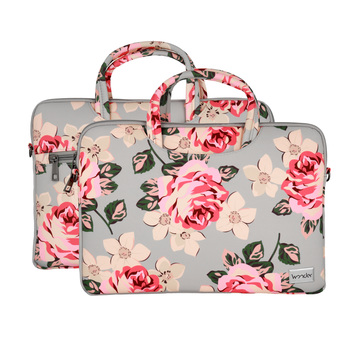 Wonder Briefcase Laptop 15-16 cali szare róże