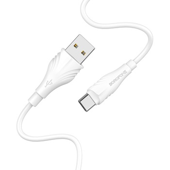 Borofone Kabel BX18 Optimal - USB na Typ C - 2 metry biały