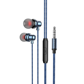 Borofone Słuchawki BM65 Sole z mikrofonem niebieskie