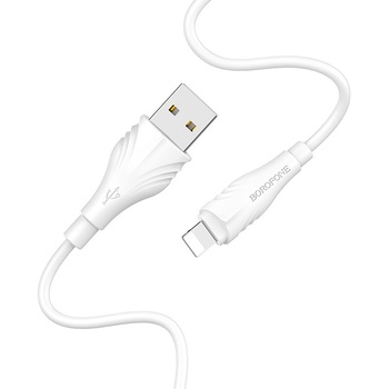 Borofone Kabel BX18 Optimal - USB na Lightning - 2 metry biały