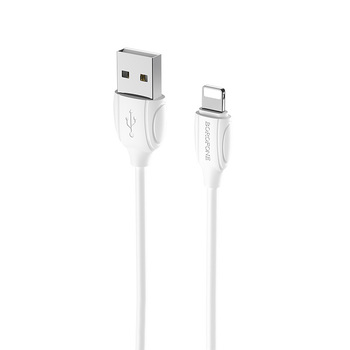 Borofone Kabel BX19 Benefit - USB na Lightning - 2,4A 1 metr biały