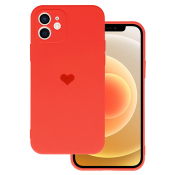 Vennus Silicone Heart Case do Iphone 11 wzór 1 czerwony