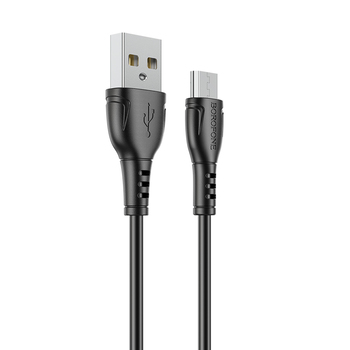 Borofone Kabel BX51 Triumph - USB na Micro USB - 2,4A 1 metr czarny