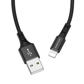 Borofone Kabel BX20 Enjoy - USB na Lightning - 2A 1 metr czarny