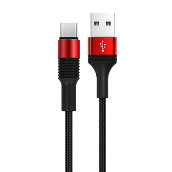 Borofone Kabel BX21 Outstanding - USB na Typ C - 3A 1 metr czerwony