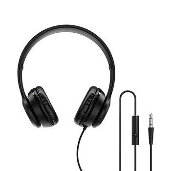 Borofone Słuchawki nauszne BO5 Star z mikrofonem czarne