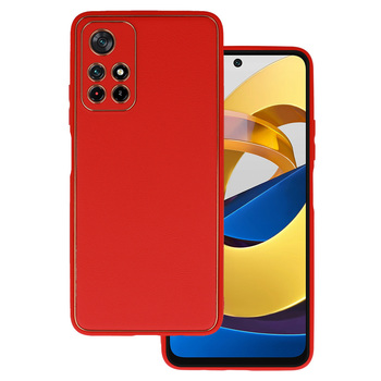 TEL PROTECT Luxury Case do Xiaomi Redmi Note 11 5G/Note 11S 5G/Poco M4 Pro 5G Czerwony