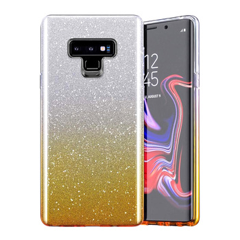 Back Case BLING do SAMSUNG GALAXY A03 CORE Złoty
