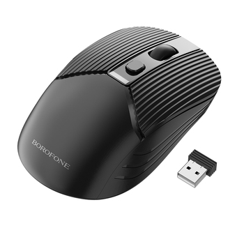 Borofone Mysz komputerowa BG5 Business bezprzewodowa optyczna 1600DPI czarna