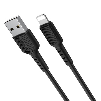 Borofone Kabel BX16 Easy - USB na Lightning - 2A 1 metr czarny