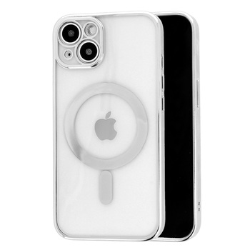 Tel Protect Magsafe Luxury Case do Iphone 13 Mini Srebrny