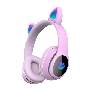 Słuchawki CATEAR - Bluetooth L400 Różowe