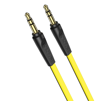 Borofone Kabel BL6 - jack 3,5mm na jack 3,5mm - 1 metr żółty