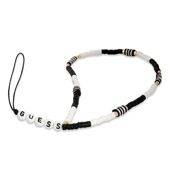 Zawieszka GUESS Heishi Beads GUSTBCKH czarno-biała