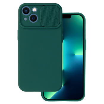 Camshield Soft do Iphone 13 Ciemnozielony