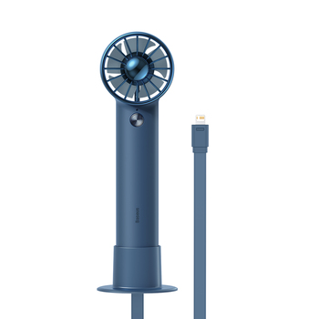 Baseus Wiatrak Flyer Turbine power bank 4000mAh z kablem Lightning (ACFX010003) niebieski