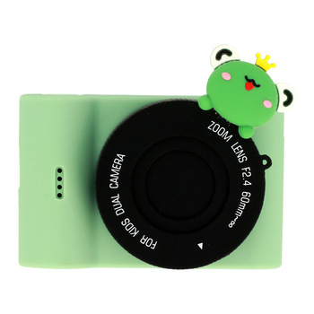 Aparat fotograficzny, kamera dla dzieci C5 48Mpix, ekran dotykowy, WiFi Frog