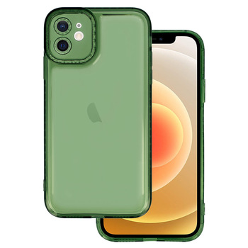 Crystal Diamond 2mm Case do Iphone 12 Przezroczysty zielony