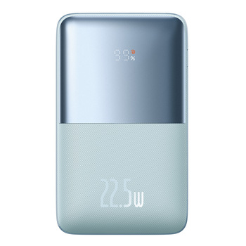 Baseus Power Bank 20000mAh Bipow Pro - 2xUSB + Typ C - 5A 22,5W z kablem USB na Typ C (PPBD030003) niebieski