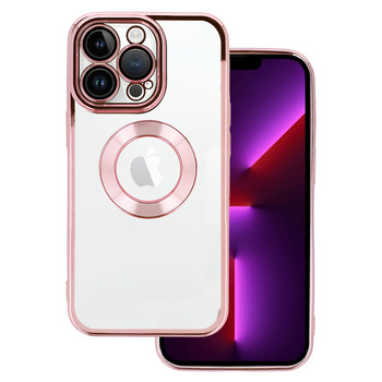 Beauty Clear Case for Iphone 13 pink