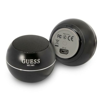 Oryginalny Głośnik Bleutooth GUESS GUWSALGEK Speaker Mini czarny