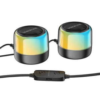 Borofone Głośnik Bezprzewodowy Bluetooth BP12 Colorful Stereo 2 w 1 (2 sztuki)