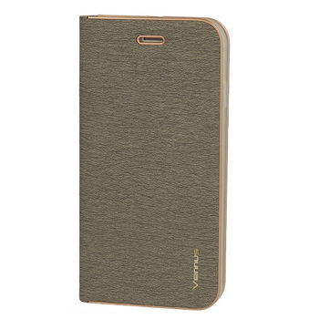 Kabura Vennus Book z ramką do Samsung Galaxy S23 Plus szara