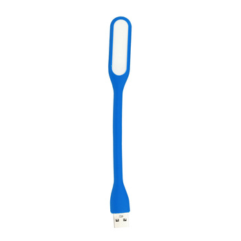 Lampka Mini LED Silikonowa USB Niebieska