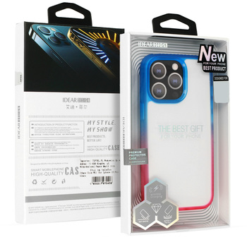 IDEAR Case W15 do Iphone 14 Plus granatowo-czerwony