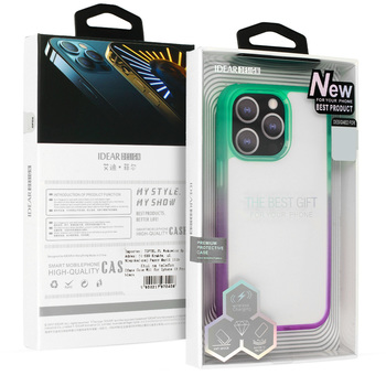 IDEAR Case W15 do Iphone 14 Plus miętowo-fioletowy