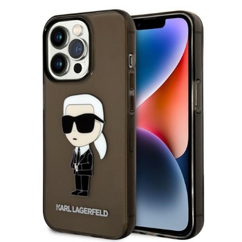 Karl Lagerfeld iPhone 14 Pro Max Book Case Saffiano Monogram Black