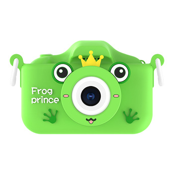 Aparat fotograficzny, kamera dla dzieci C8 Frog zielony